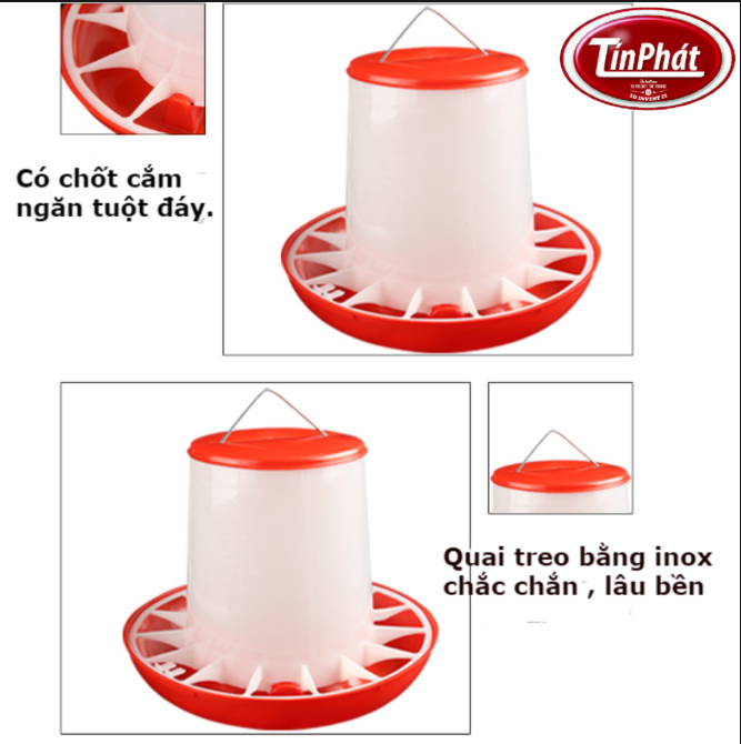 máng ăn chống bới cho gà - giải pháp tiết kiệm trong chăn nuôi