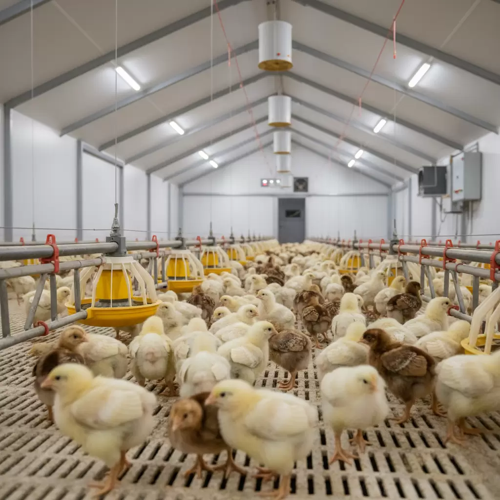 gemini_image_1768379497 Thực hiện đúng quy trình tiêm vaccine giúp đàn gà phát triển khỏe mạnh và đồng đều