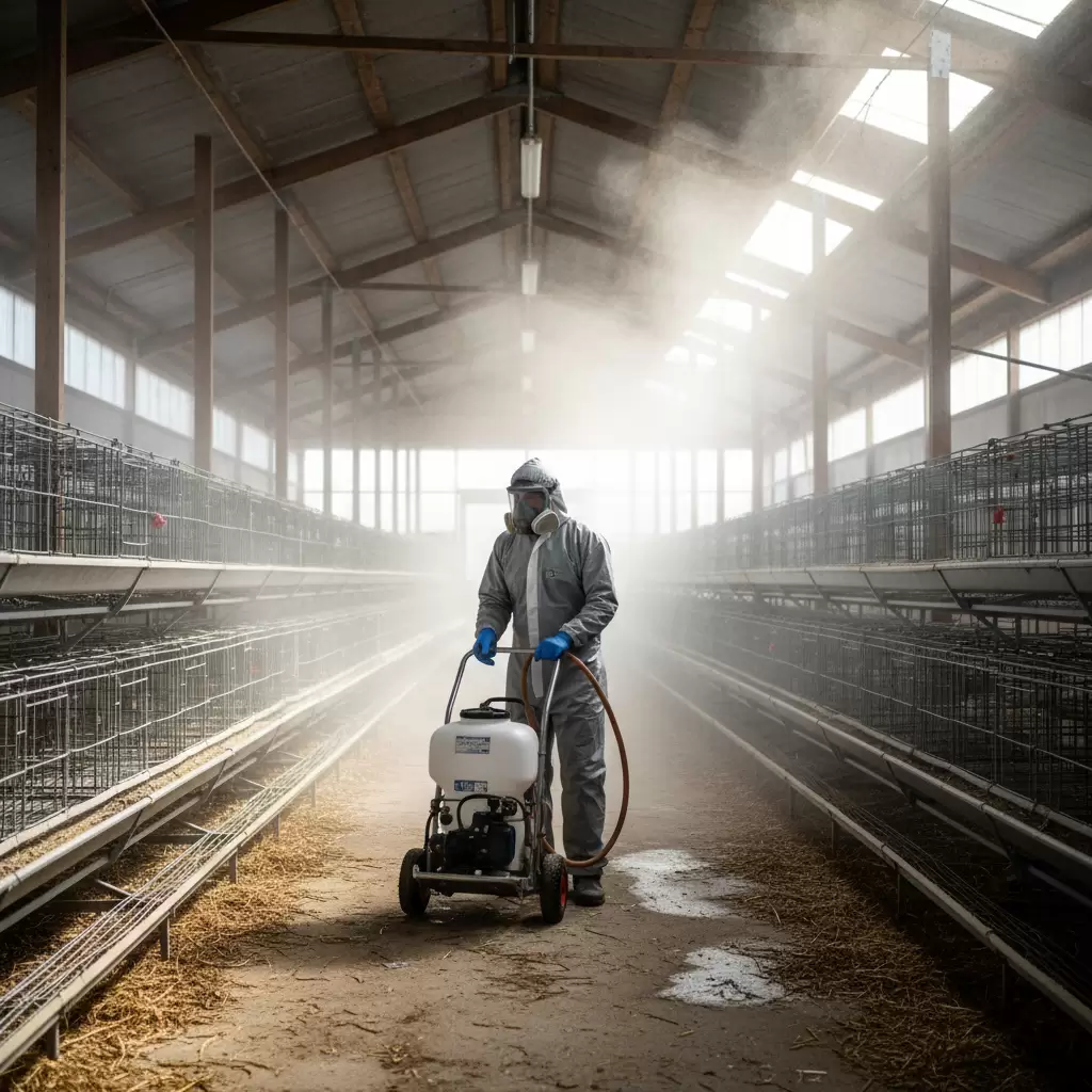 gemini_image_1768384921 Vệ sinh chuồng trại sạch sẽ giúp giảm thiểu tối đa việc phải sử dụng kháng sinh
