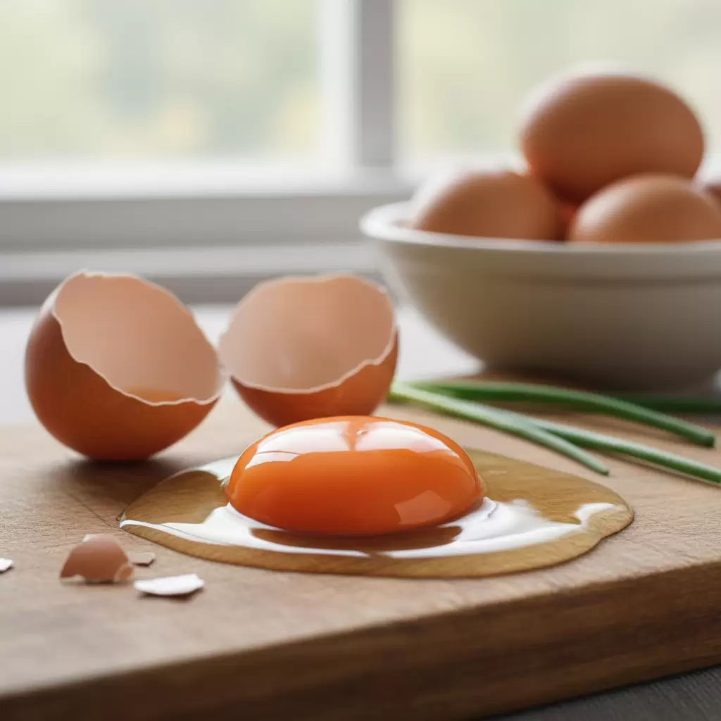 gemini_image_1768387828 Rau xanh giúp cải thiện màu sắc và hàm lượng dinh dưỡng trong lòng đỏ trứng