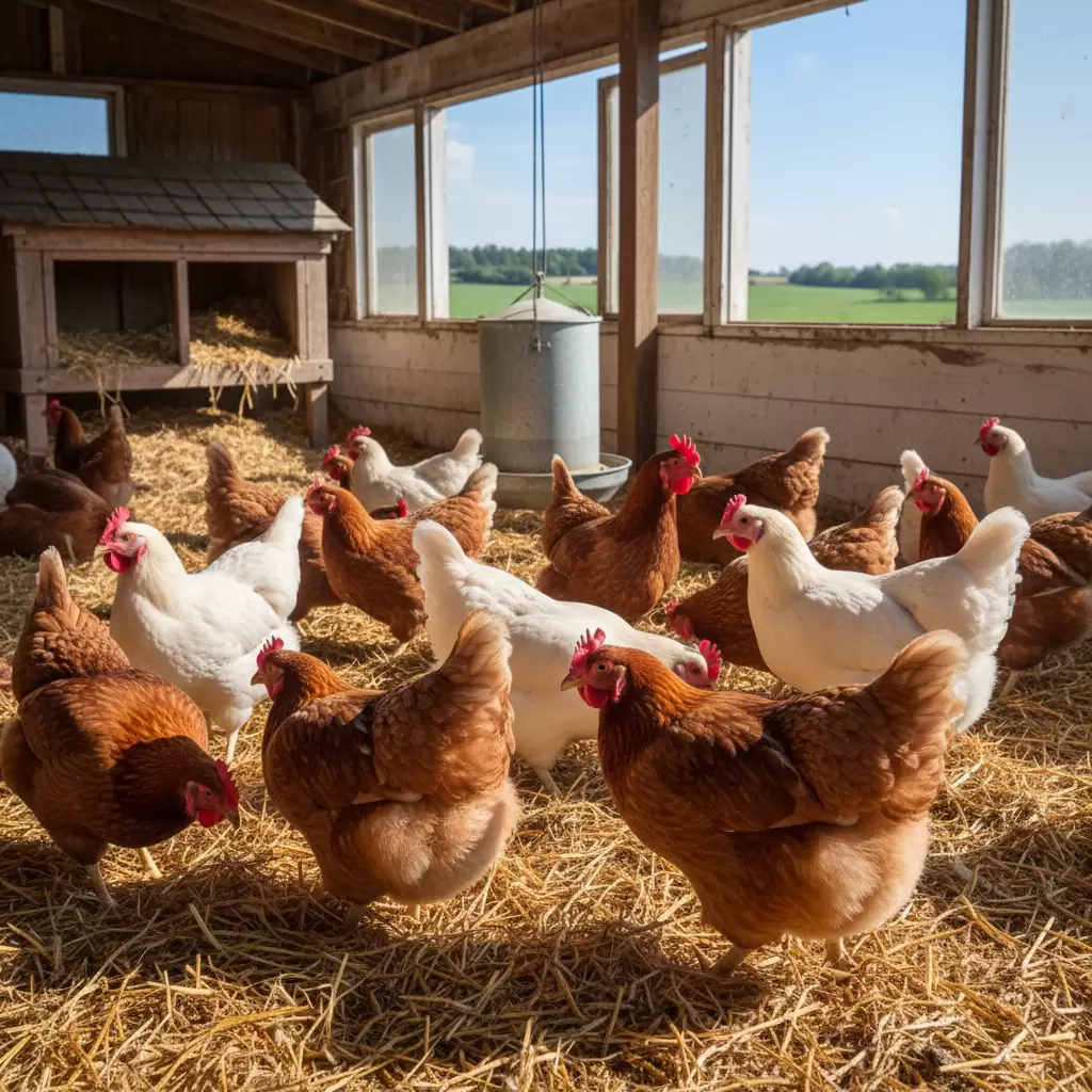 Chăm sóc đàn gà khỏe mạnh là ưu tiên hàng đầu trong chăn nuôi gia cầm