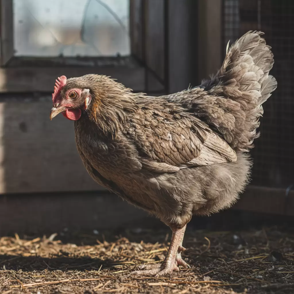 Gà nhiễm giun sán thường có biểu hiện ủ rũ mào nhợt nhạt và lông xơ xác