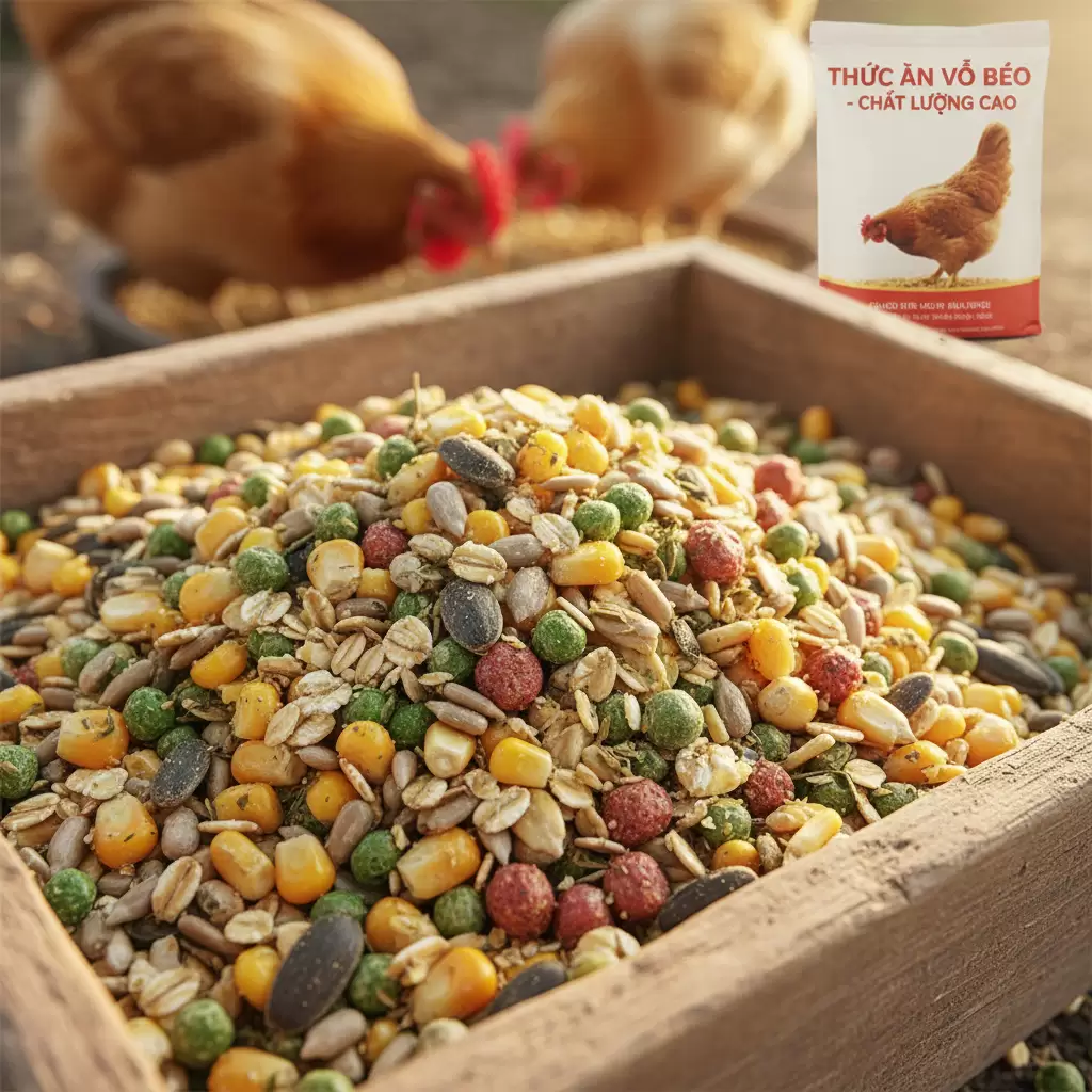 Kỹ thuật vỗ béo đúng cách giúp gà có chất lượng thịt thơm ngon và mẫu mã đẹp hơn khi xuất bán