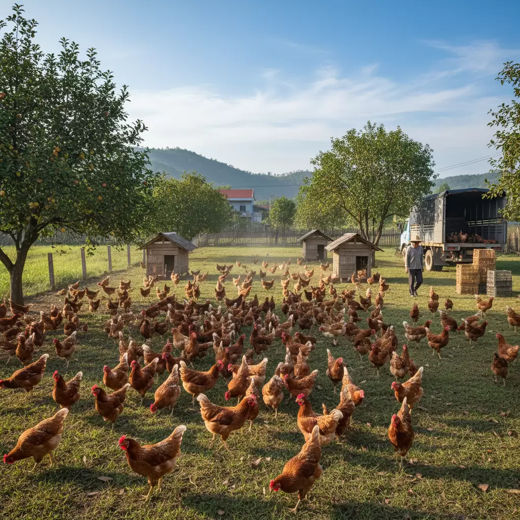 Lựa chọn đúng thời điểm xuất bán là yếu tố then chốt để tối ưu hóa lợi nhuận trong chăn nuôi gà