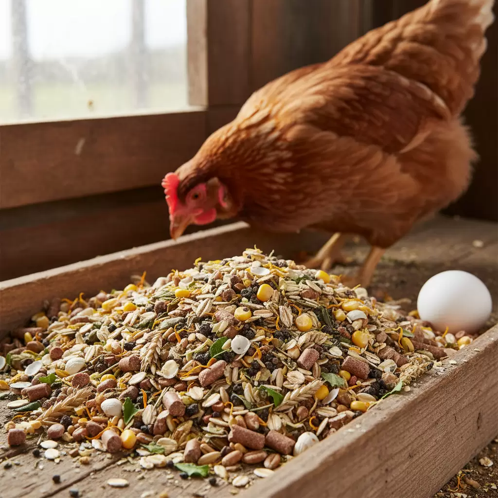 Bổ sung đầy đủ dinh dưỡng giúp gà duy trì tỷ lệ đẻ trứng ở mức cao nhất