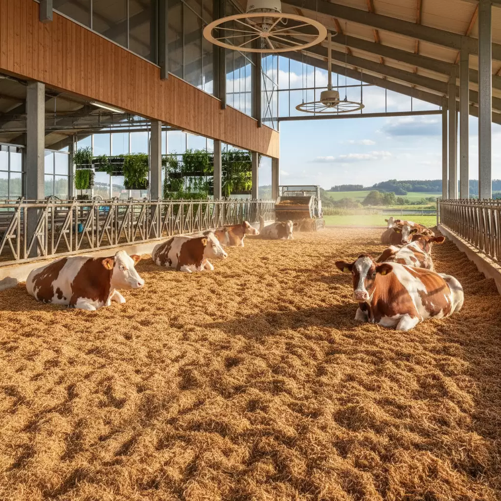 Ứng dụng đệm lót sinh học giúp cải thiện môi trường chăn nuôi sạch sẽ