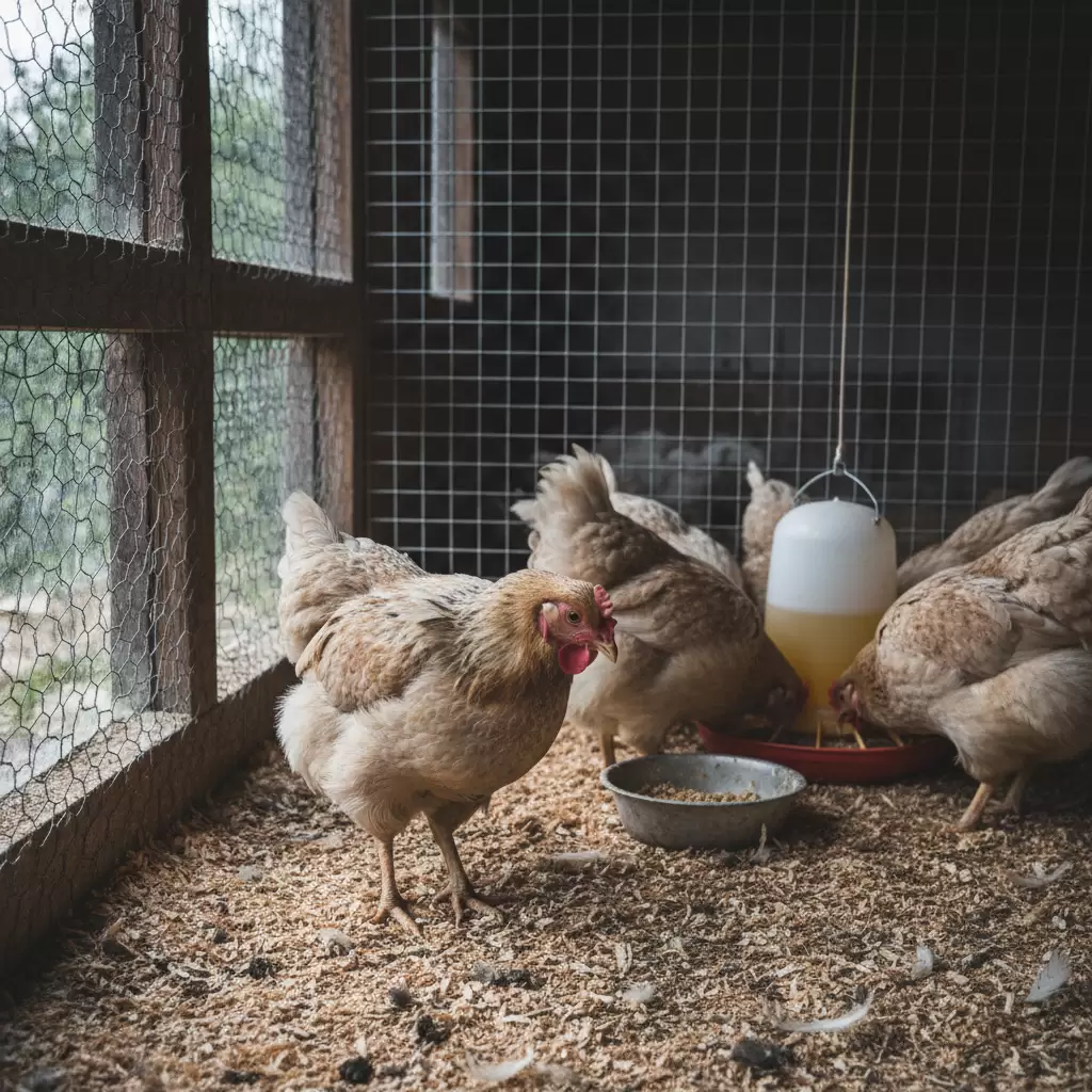 Gà có biểu hiện ủ rũ và bỏ ăn là dấu hiệu cảnh báo sức khỏe nghiêm trọng cần can thiệp ngay