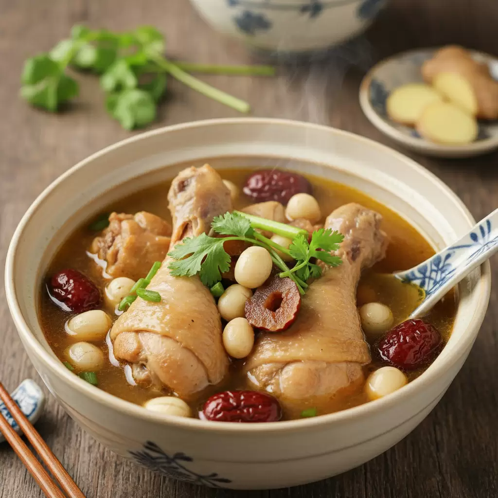 Gà hầm hạt sen là món ăn truyền thống giúp bồi bổ sức khỏe cực kỳ hiệu quả