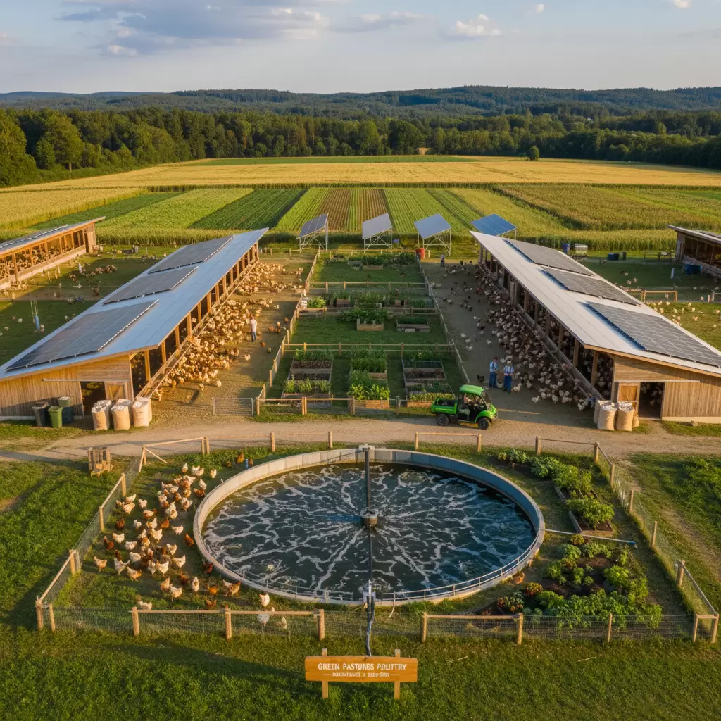 Mô hình trang trại gà sạch tiêu chuẩn bền vững là nền tảng của thương hiệu uy tín