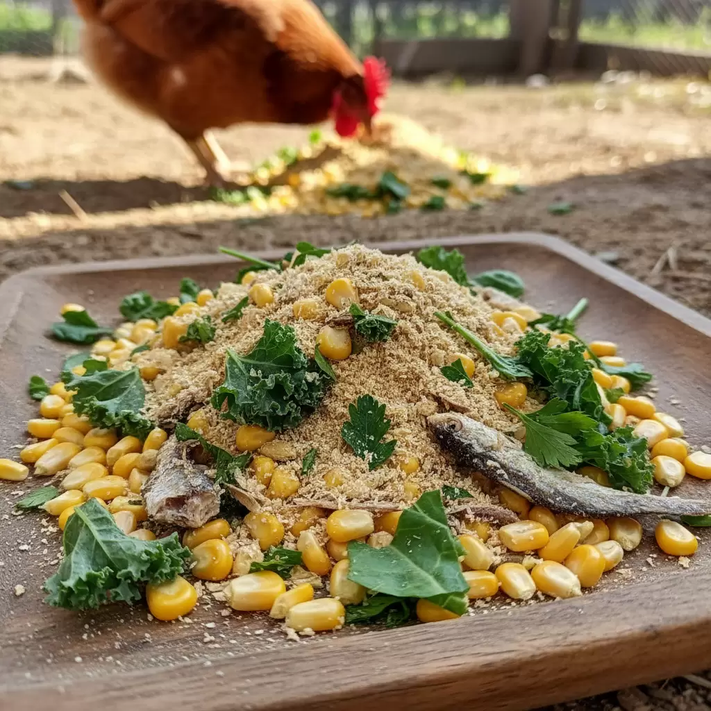 Chế độ dinh dưỡng tự nhiên giúp thịt gà ri săn chắc và thơm ngon