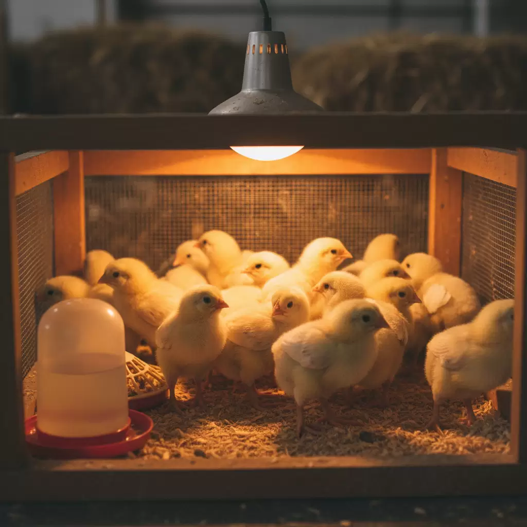 Kỹ thuật úm gà con giai đoạn đầu đóng vai trò quan trọng trong sự phát triển của đàn