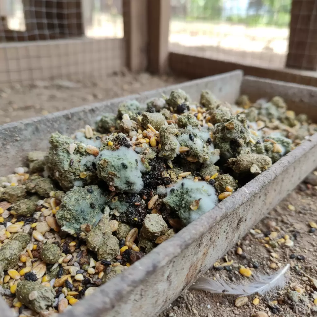 Thức ăn kém chất lượng là nguyên nhân hàng đầu gây chướng diều ở gà