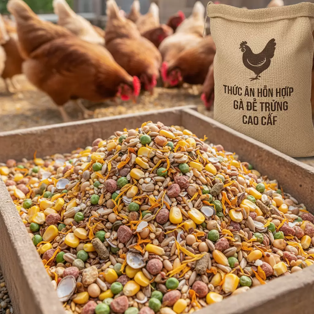 Bổ sung đầy đủ khoáng chất và vitamin giúp gà đẻ trứng đều và vỏ trứng chắc