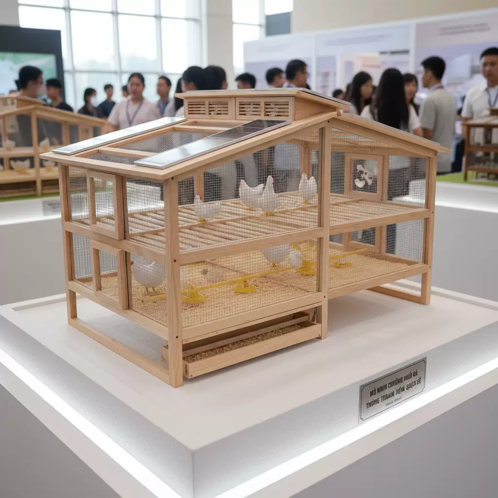 Hệ thống chuồng trại đạt chuẩn giúp gà phát triển bộ lông hoàn hảo