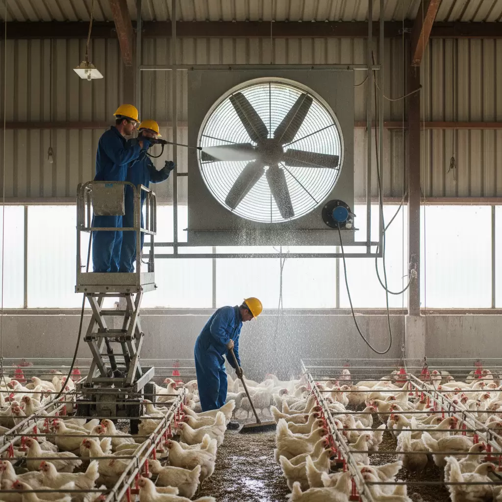 Bảo trì định kỳ quạt thông gió giúp kéo dài tuổi thọ và duy trì hiệu suất hệ thống