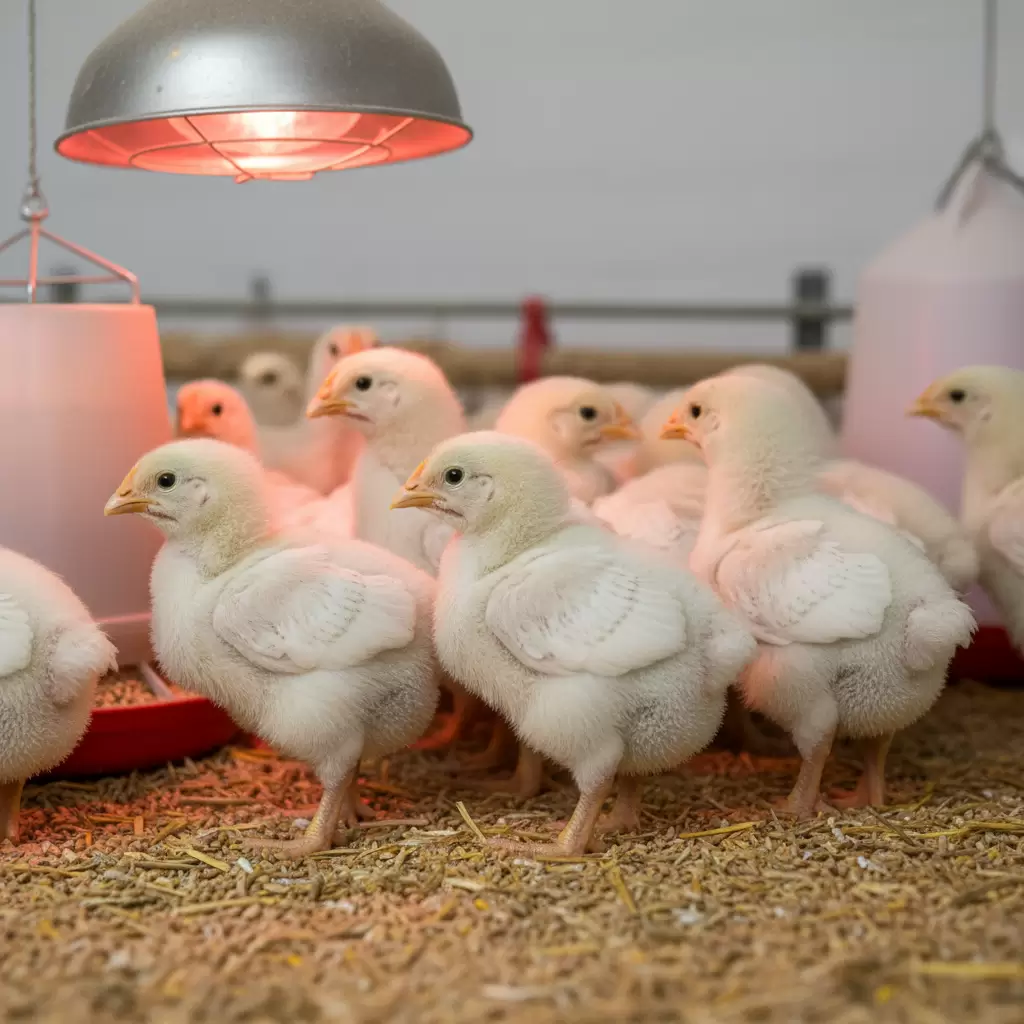 Lựa chọn con giống gà trắng chất lượng là bước đầu quan trọng để đạt cân nặng nhanh