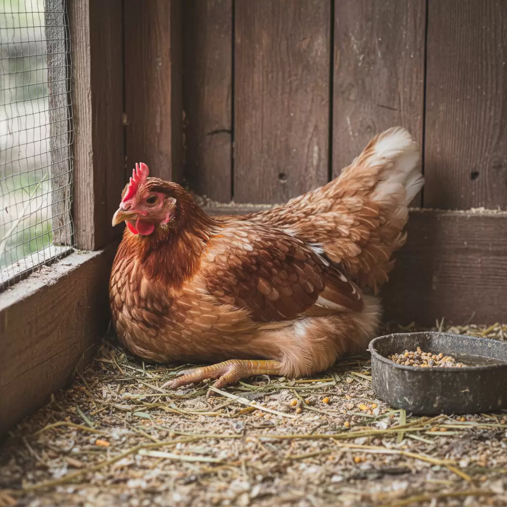 Tình trạng gà bị liệt chân gây ảnh hưởng nghiêm trọng đến khả năng vận động và sinh trưởng