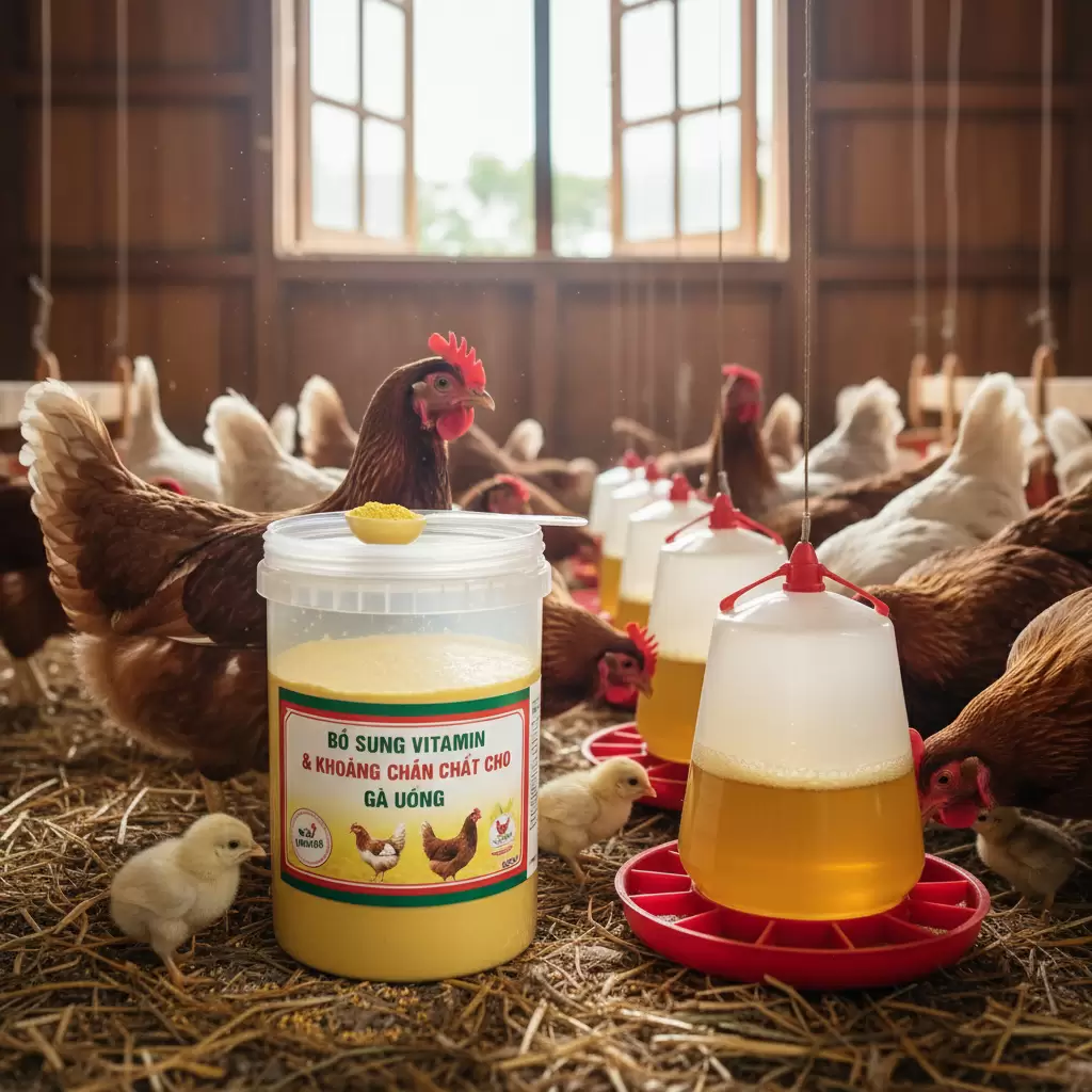 Sử dụng các loại thuốc bổ trợ giúp gà nhanh chóng phục hồi hệ xương khớp