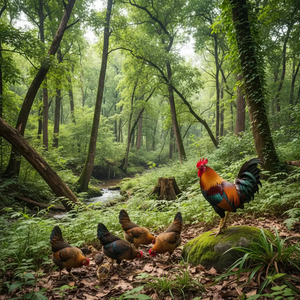 Mô hình nuôi gà thả vườn tự nhiên giúp thịt gà săn chắc và thơm ngon