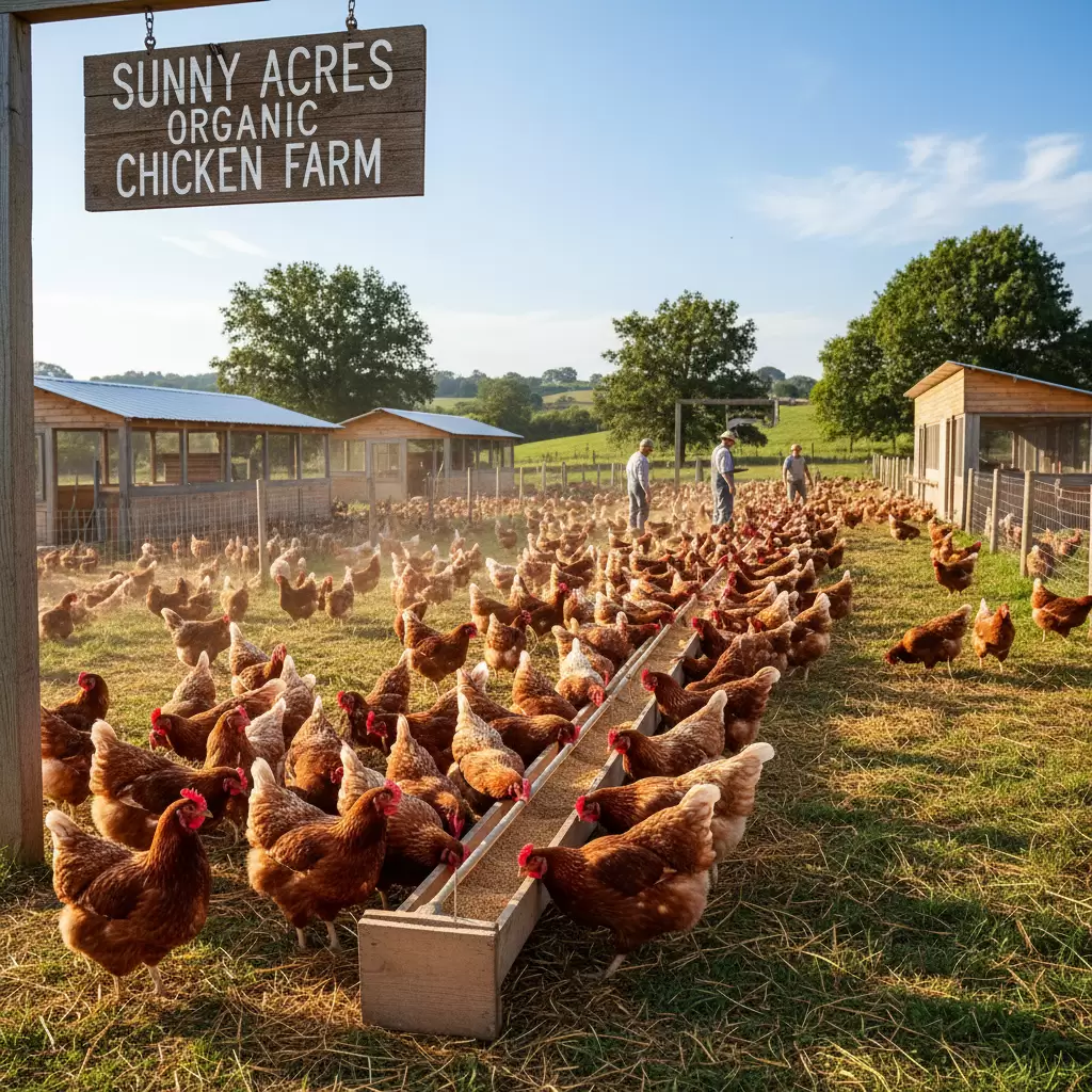 Đàn gà khỏe mạnh nhờ được bổ sung các thảo dược tự nhiên vào chế độ dinh dưỡng