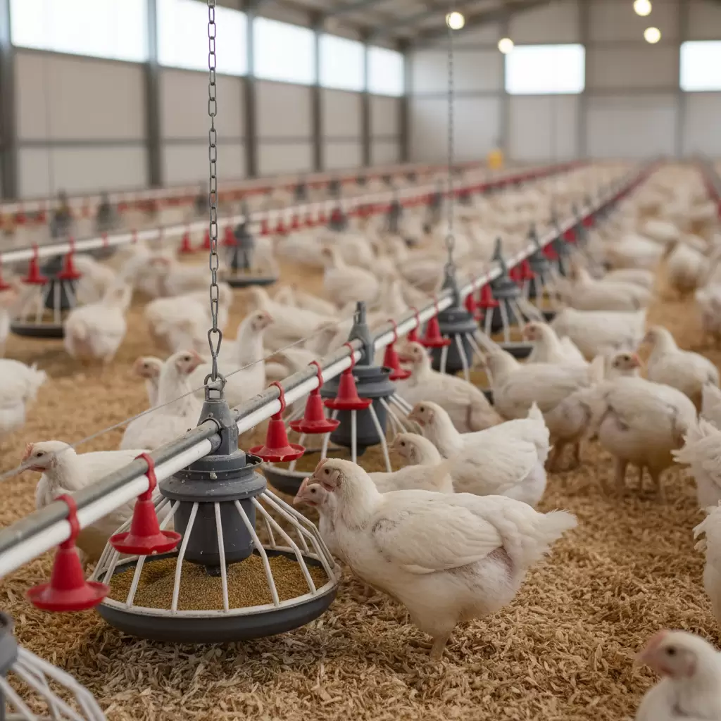 gemini_image_1770076330-1 Cung cấp đầy đủ dinh dưỡng và nước sạch là yếu tố quan trọng giúp gà tăng trọng nhanh