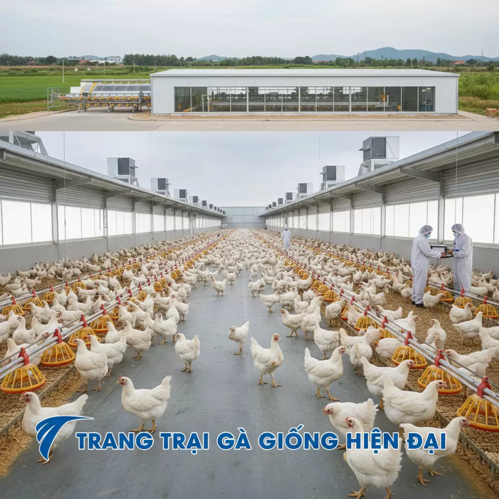 gemini_image_1770079251 Lựa chọn gà giống chất lượng là bước khởi đầu quan trọng cho trang trại quy mô lớn