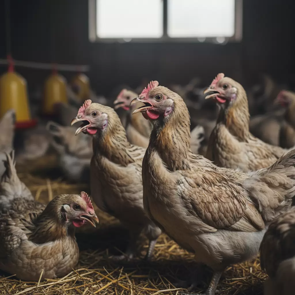 gemini_image_1770083567 Bệnh IB gây ra những tổn thương nghiêm trọng trên đường hô hấp và hệ thống thận của gia cầm