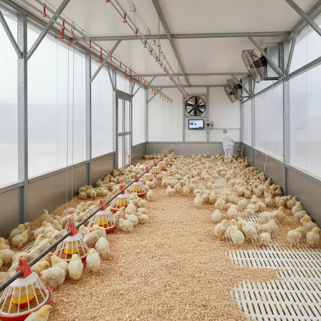 gemini_image_1770083866 Môi trường chuồng trại sạch sẽ và thông thoáng giúp giảm thiểu áp lực mầm bệnh hô hấp