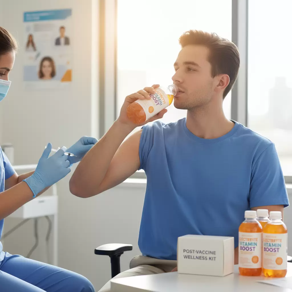 gemini_image_1770085978 Chăm sóc sức khỏe đúng cách sau khi tiêm vaccine giúp cơ thể nhanh chóng phục hồi