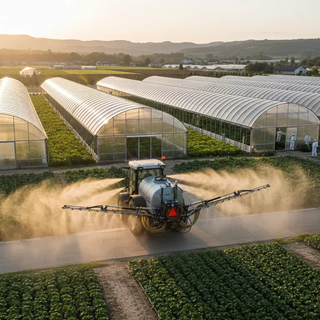 Kỹ thuật phun sương giúp hóa chất thẩm thấu đều mọi ngóc ngách