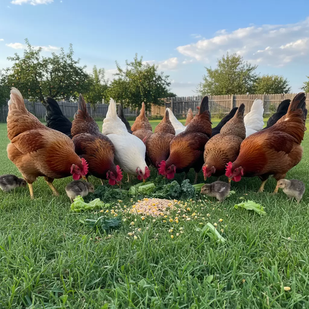 Mô hình chăn nuôi gà thả vườn kết hợp nguồn thức ăn tự nhiên