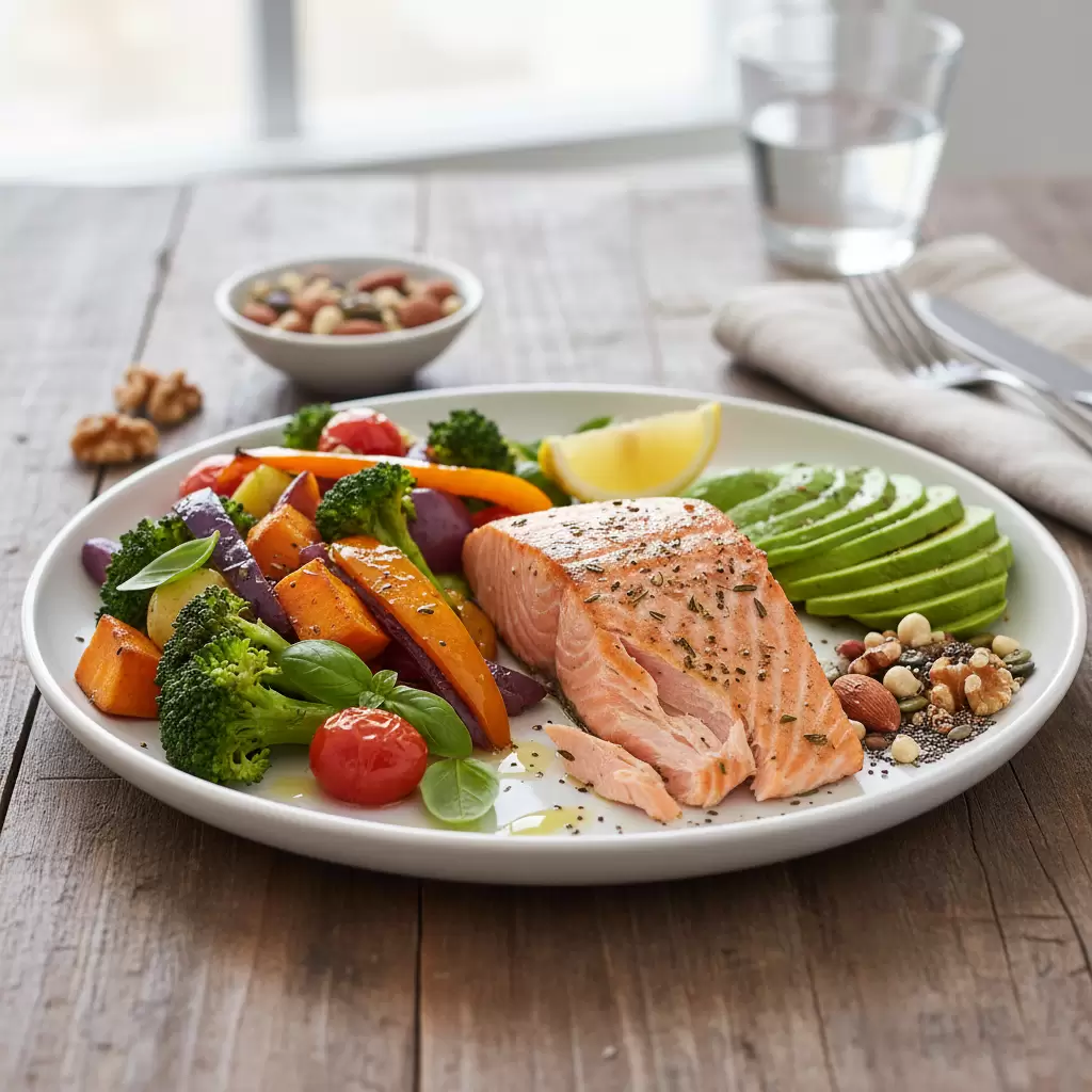 Áp dụng quy tắc đĩa ăn dinh dưỡng giúp đảm bảo cơ thể nhận đủ các nhóm chất thiết yếu