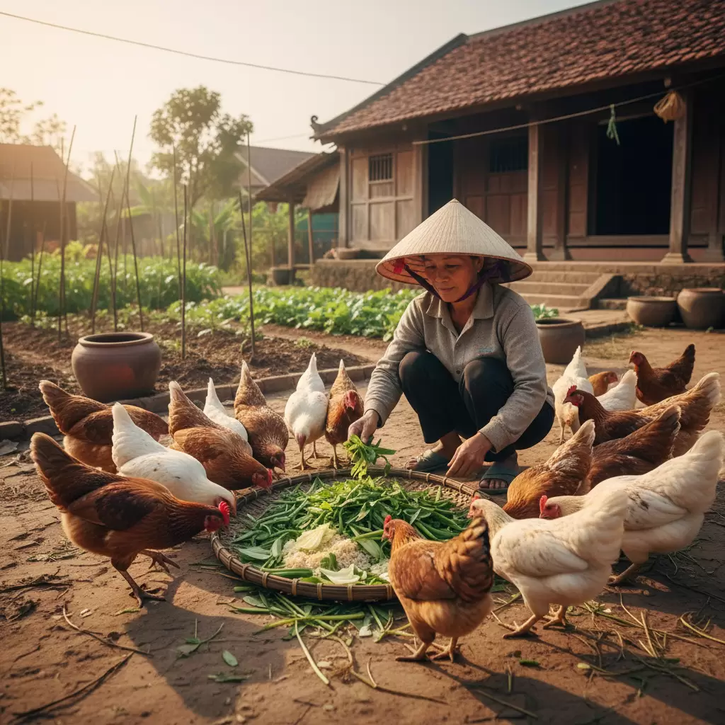 Tận dụng phụ phẩm nhà bếp là giải pháp chăn nuôi bền vững và tiết kiệm