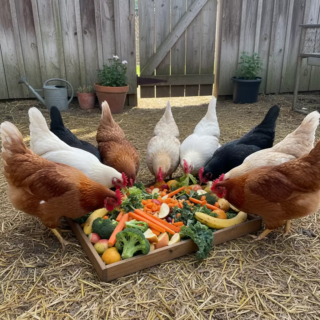 Nguồn dinh dưỡng đa dạng từ phụ phẩm giúp gà tăng cường sức đề kháng