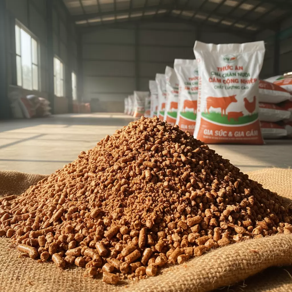 Lựa chọn cám công nghiệp chất lượng là yếu tố then chốt quyết định năng suất chăn nuôi