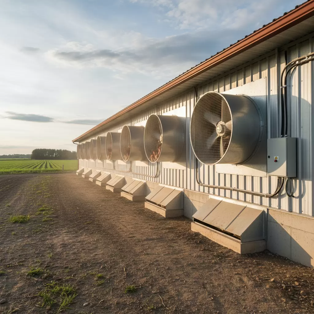 Lắp đặt quạt thông gió tại các vị trí chiến lược để loại bỏ hoàn toàn các điểm chết không khí