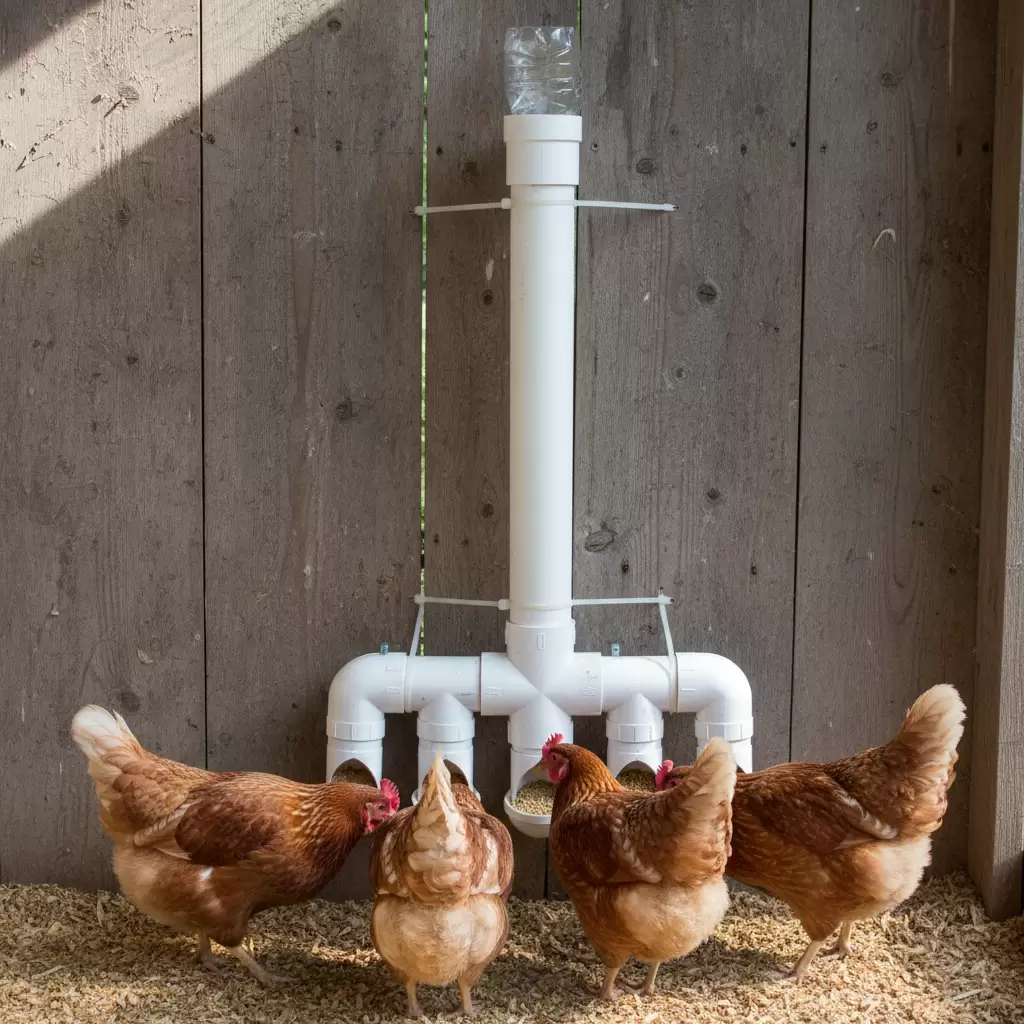 Quy trình tự chế máng ăn từ ống nhựa PVC tiết kiệm chi phí