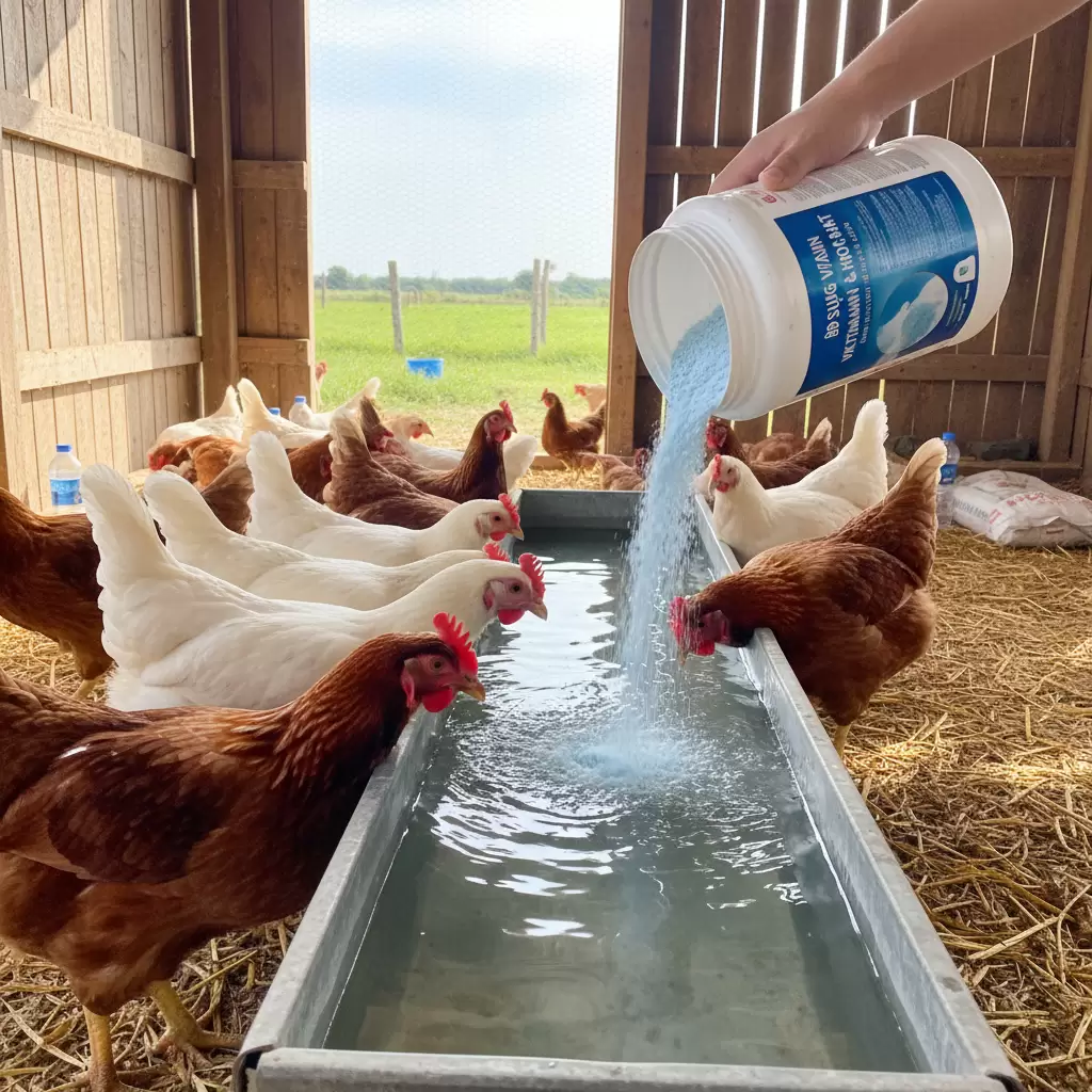 Bổ sung đầy đủ vi chất giúp đàn gà tăng cường hệ miễn dịch tự nhiên