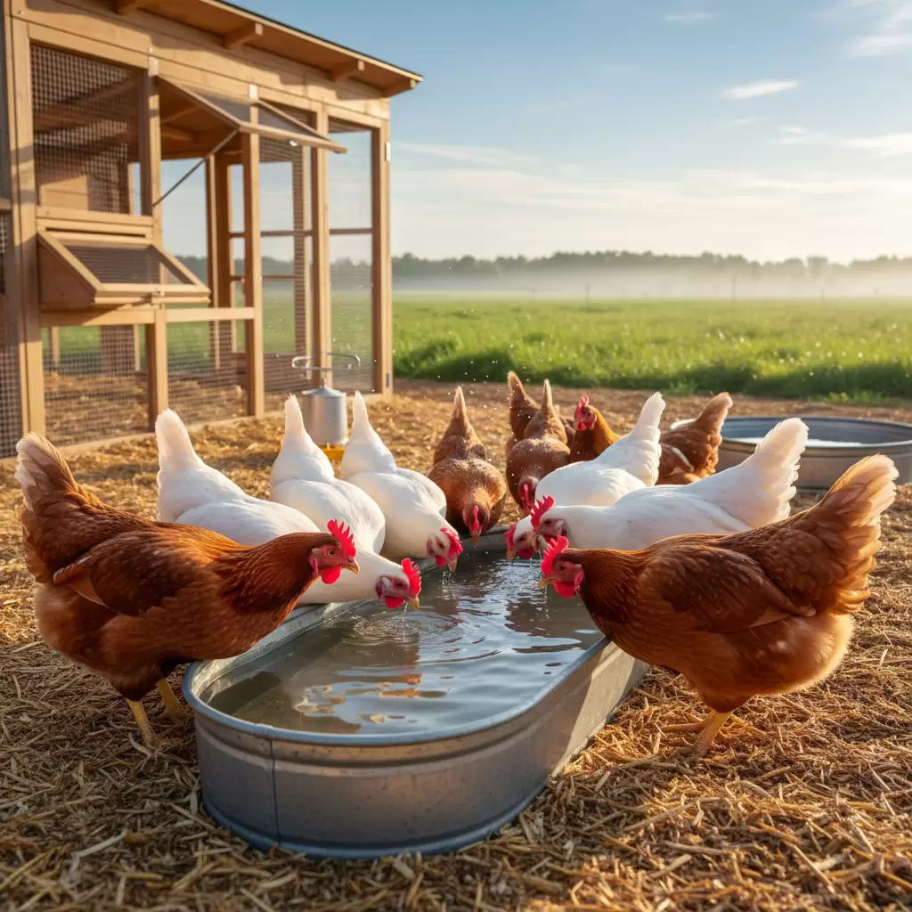 Bổ sung điện giải đúng cách giúp đàn gà duy trì sức khỏe ổn định và tăng trưởng tốt