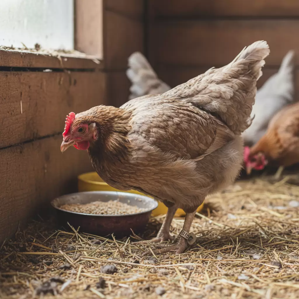 Gà mắc bệnh thường có biểu hiện ủ rũ xệ cánh và tách đàn