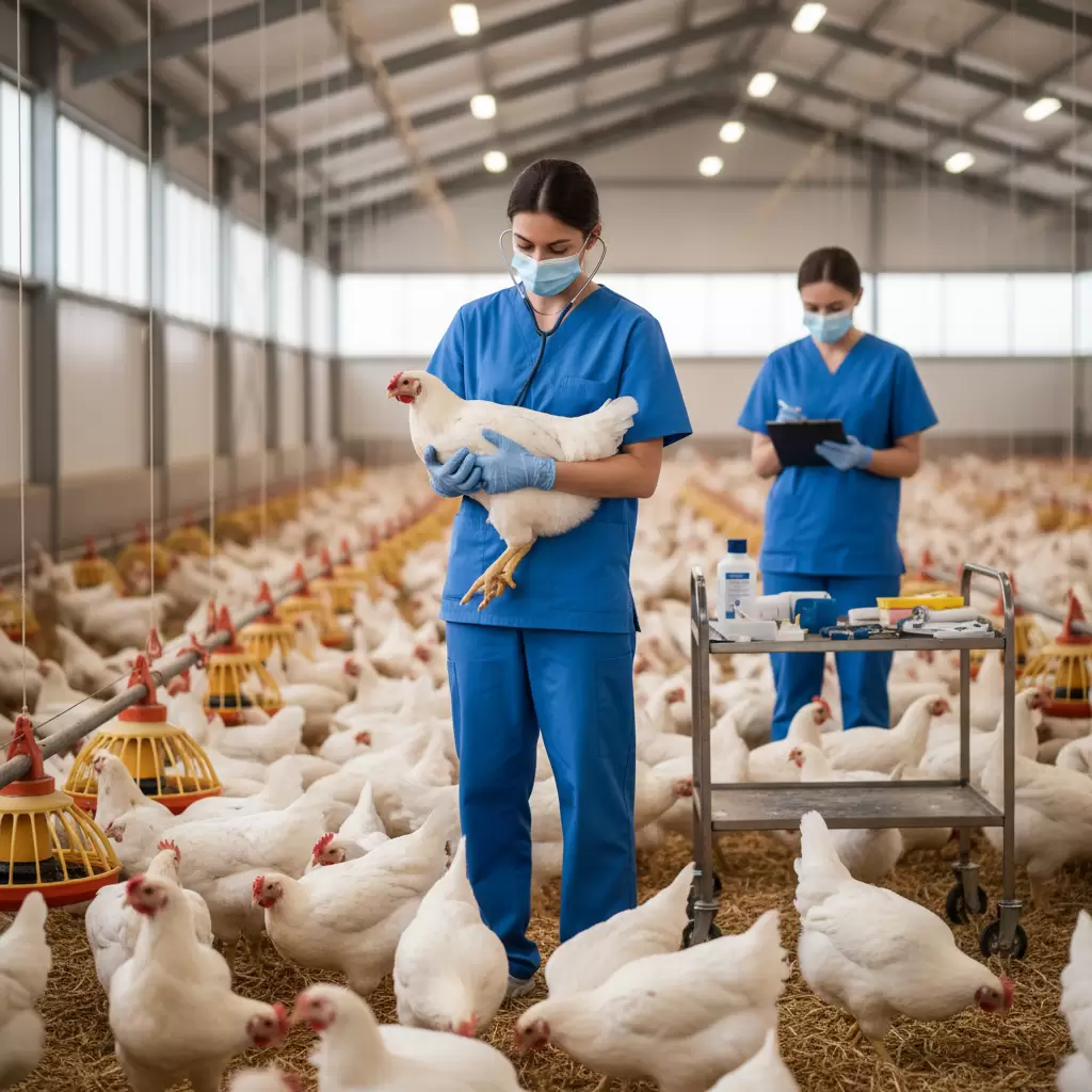 Sự hỗ trợ kỹ thuật từ doanh nghiệp giúp người nuôi kiểm soát tốt chất lượng đàn gà