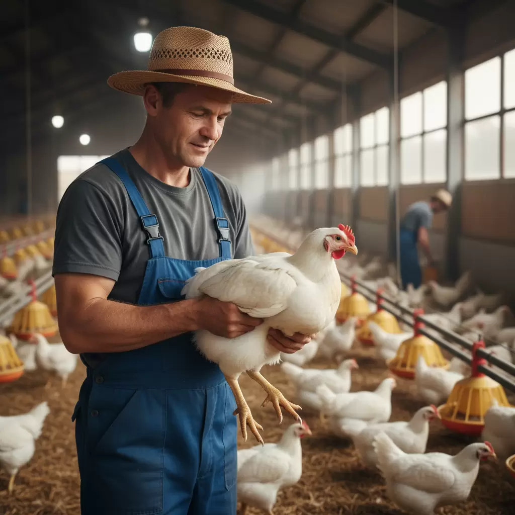 Ngoại hình gà là yếu tố quan trọng đánh giá độ trưởng thành và chất lượng thịt