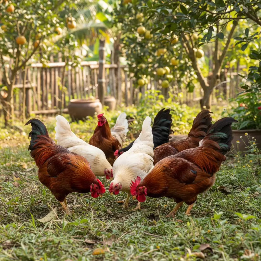 Đánh giá chính xác chất lượng đàn gà là cơ sở để đưa ra mức giá phù hợp