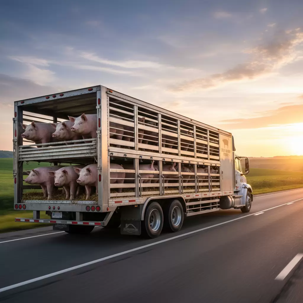 Bố trí mật độ vận chuyển phù hợp giúp vật nuôi thoải mái và giảm thiểu tối đa hao hụt