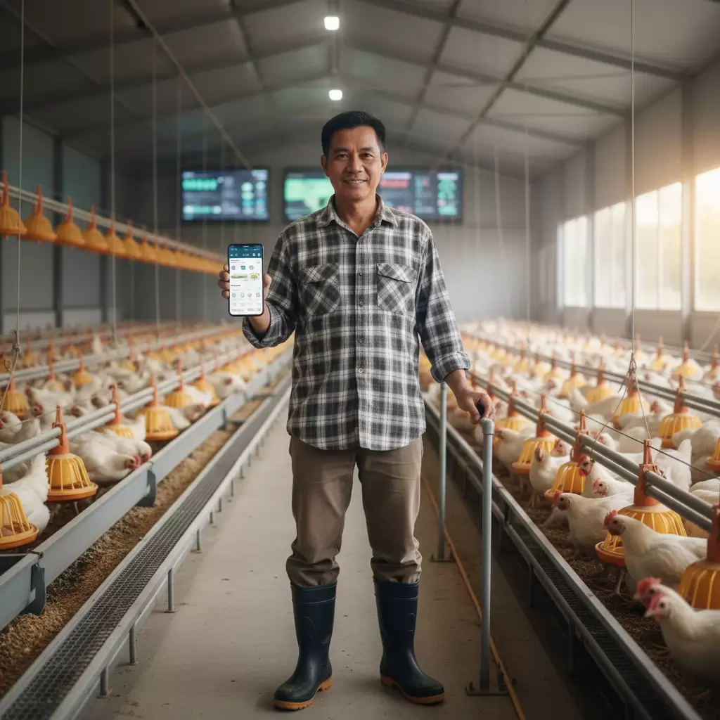 Ứng dụng công nghệ số giúp tối ưu hóa quy trình quản lý đàn gà