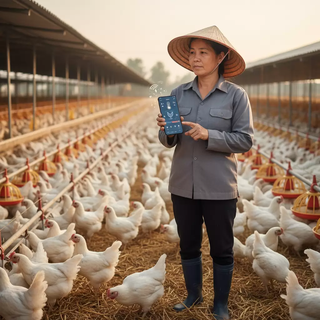 Ứng dụng công nghệ vào chăn nuôi giúp tối ưu hóa quy trình quản lý lịch tiêm chủng