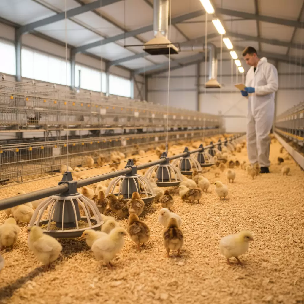 Tiêm phòng đúng lịch giúp đàn gà phát triển đồng đều và giảm tỷ lệ hao hụt