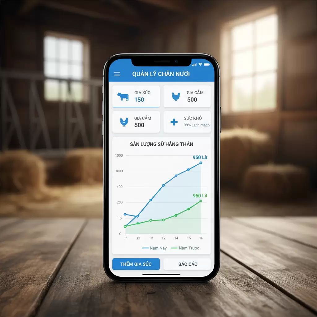 Quản lý dữ liệu tập trung và nhận cảnh báo tức thì thông qua ứng dụng di động