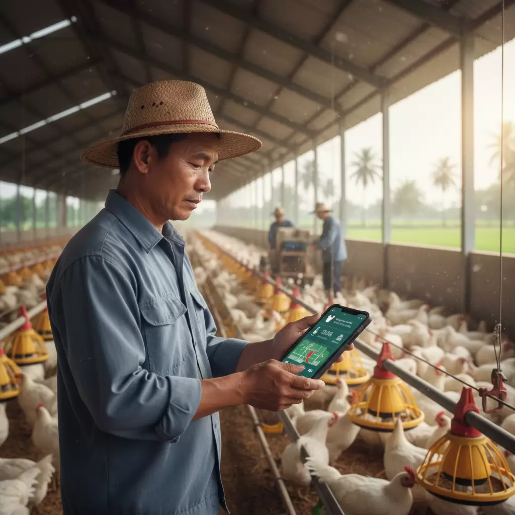 Ứng dụng công nghệ số giúp quản lý trang trại gà hiệu quả hơn qua các biểu đồ trực quan