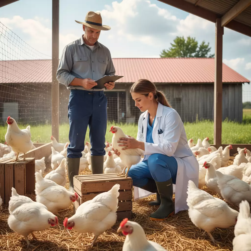 Kỹ năng chẩn đoán được cải thiện đáng kể thông qua việc theo dõi sát sao tình hình bệnh tật của đàn gà